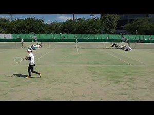2021年IH テニス 女子シングルス1回戦 米山夏果 山梨学院(山梨) vs 砂田未樹 松商学園(長野)
