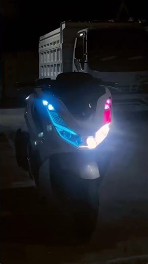 Full front lights upgrade 🔥Brighter, bolder, and impossible to ignore. #CustomLights #NightRide