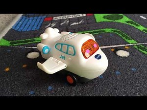 Vtech Toot Toot Drivers Jet Airplane in Action !! Listen to all the sounds