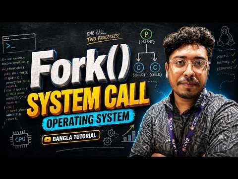 fork() System Call Part 1 | Operating System | Bangla Tutorial