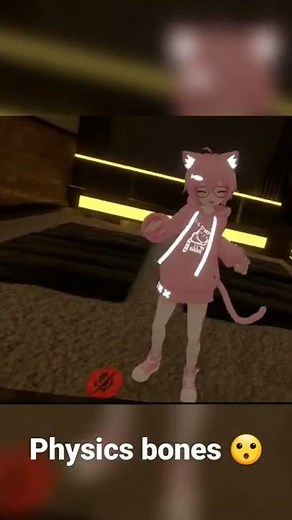 the new VRChat physics bones are POG-GORS #vrc #fullbodytracking #vrchat
