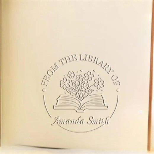 Custom Monogram Wedding Embosser,self Inking, Wedding Initial Monogram Metal Seal Stamp, Wedding Stationery, Wedding Envelop Embosser - Etsy