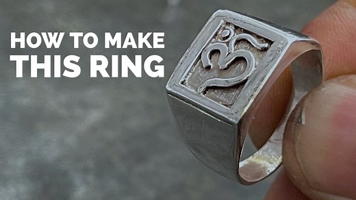 55K views · 1.1K reactions | Men’s Signet Ring Crafting. | The jewellery man | Facebook