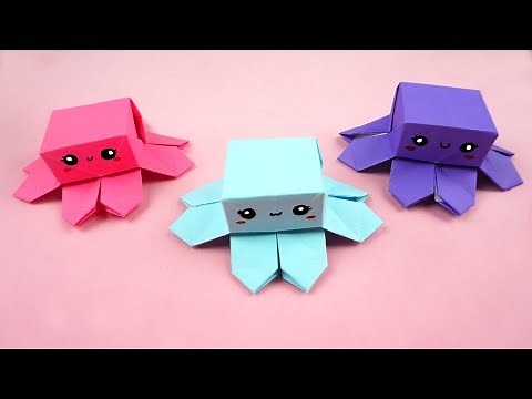 Oktopus basteln papier - Kraken Basteln | Basteln mit papier