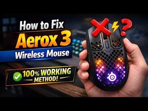 How to Fix Aerox 3 Wireless Mouse In 2026