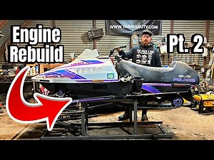 CHEAP Snowmobile Engine Rebuild Pt. 2 - IT'S BACK TOGETHER!