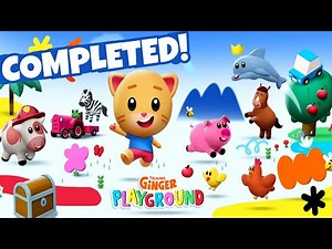 Talking Ginger Playground - All Maps Complete Gameplay (Android/iOS)