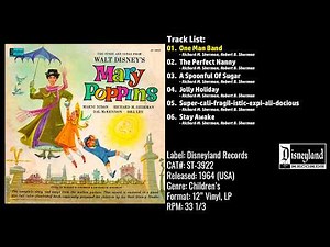 Various Artists – The Story & Songs From Walt Disney's Mary Poppins (Full Album) 1964 CAT.# ST–3922