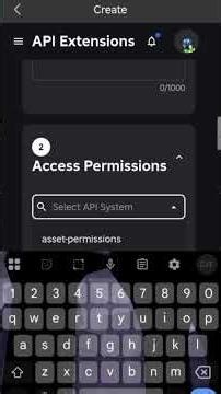 new roblox update of getting api keys and this is how #roblox #edit #apikeys #studio #robloxstudio