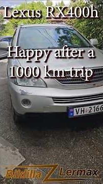 Lexus RX400h - happy after a 1000 km nice trip #lexus #lexusrx #rx400h #automobile