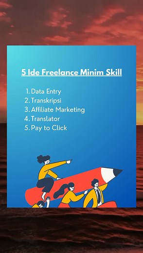 5 Ide Freepance minim skill #kerja #freelance #kerjaonline #kerjadarirumah