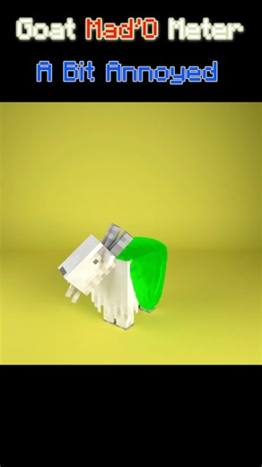 Minecraft RTX Mad Goat VS Slime 3D Simulation! 🐐🟢