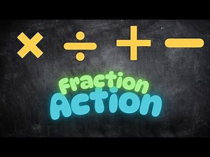 Fraction Action | Fun Pop Song for Kids | Learn Fractions (Add, Subtract, Multiply, Divide)