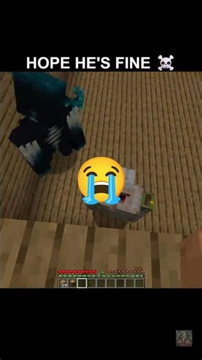 Hope he's alive 😂. #minecraft #gaming #trending #shorts