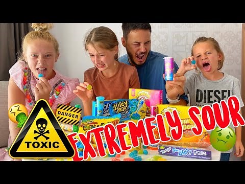 TASTING THE WORLD'S MOST SOUR SWEETS *EXTREME* 😱
