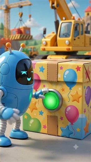 🤖 Buzzy Builds a Surprise Toy Train! 🚂✨ | Kids Shorts #shorts