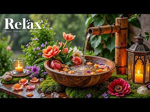 Relaxing Deep Sleep Music 🌿 Calming Water Sounds, Stress Relief, Meditation Music Relax Mind Body