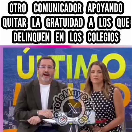 🚸🛑 #ALERTA 🛑🚸Ayer JC RODRÍGUEZ encaró a MARIO AGUILAR del COLEGIO DE PROFESORES y hoy EDUARDO FUENTES también apoya que quienes DELINQUEN en colegios NO TENGAN ACCESO a la GRATUIDAD !👍Que ASUMAN su RESPONSABILIDAD, TRABAJEN y PAGUEN sus ESTUDIOS !ESCUELAS PROTEGIDAS 🛡️