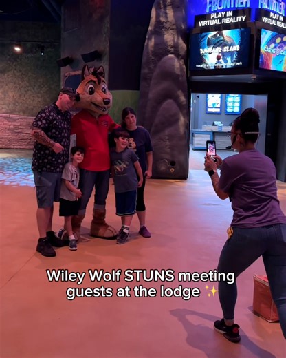 Tell me you’re the main character without telling me you’re the main character, Wiley will go first. #greatwolflodge 📍 Great Wolf Lodge, Mashantucket, CT