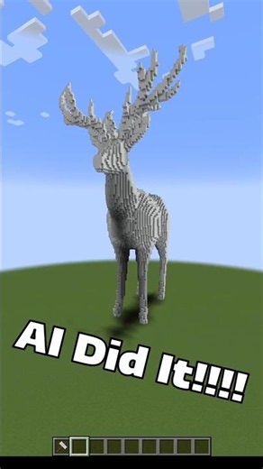 This NEW MOD Adds AI Builder For Minecraft🤩🤩🤩!!!!