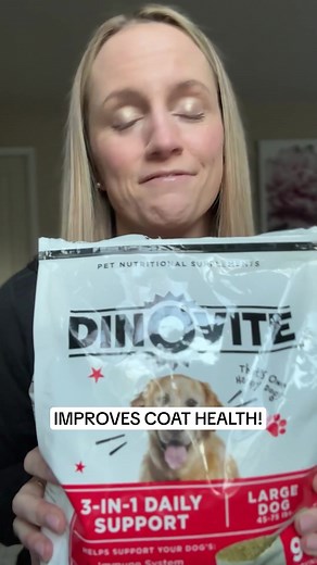 I was skeptical at first, but after seeing the transformation in my dog, I’m a Dinovite believer! From a dull coat to a vibrant, shiny fur, and boundless energy – Dinovite is a game-changer! 🐶✨ #HappyDog #HealthyDog | Rachel's Pet Reviews