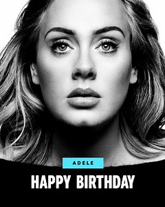 1.3K views · 60 reactions | Happy Birthday to one of the most beautiful voices in the game. What's your favorite Adele song? Stream her most classic hits now: https://amzn.to/2ZXnvOr | Amazon Music | Facebook