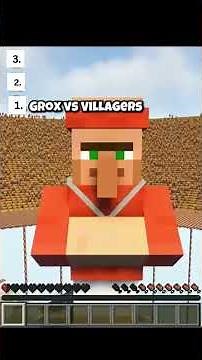 TOP GROX MOMENTS! #minecraft #villager #grox #funny