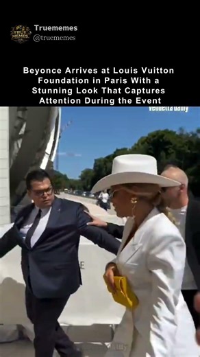 Beyoncé stuns at Louis Vuitton Foundation event in Paris #beyonce