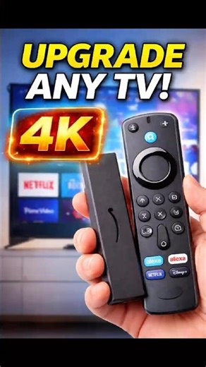 This turns any TV into a proper 4K smart TV! LINK IN BIO! #amazonfinds #firetv #firetvstick