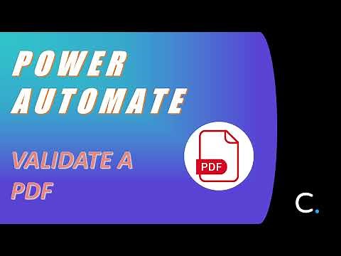 How to Validate a PDF Document in Power Automate and Logic Apps