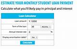 Pictures of Federal Student Loan Calculator