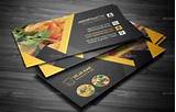 Photos of Restaurant Business Card Design