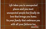 Life Takes You To Unexpected Places Quote Images