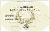 Bachlor Of Science Degree