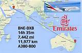 Track Emirates Flight To Dubai Pictures