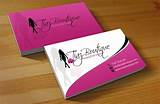 Pictures of Fashion Business Card Examples