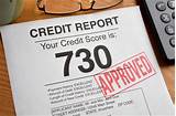 Pictures of Credit Report With Score On All Three