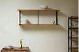 Reclaimed Wood Shelves With Brackets