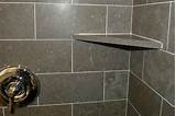 Pictures of Installing Corner Shelf In Shower Tile