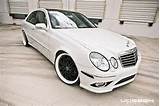 Photos of White Rims Mercedes