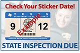 Photos of Inspection And Registration Sticker