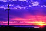 Wind Turbines Sunset Photos