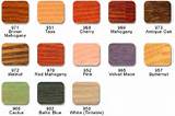Types Of Wood Stain Colors Photos