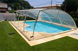 Electric Solar Pool Cover Pictures