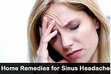 Pictures of Sinus Pain Home Remedies