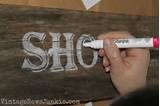 How To Paint Letters On Wood Signs