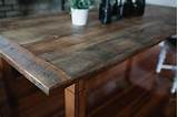 Images of Barn Wood Round Dining Table