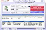 Personal Medical History Software Pictures