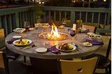 Images of Natural Gas Fire Pit Dining Table