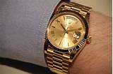 Rolex Day Date Ii Yellow Gold Black Dial